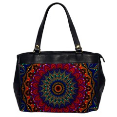 Kaleidoscope Mandala Pattern Oversize Office Handbag by Pakrebo