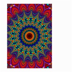 Kaleidoscope Mandala Pattern Small Garden Flag (two Sides) by Pakrebo