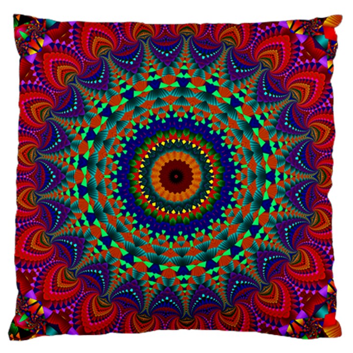 Kaleidoscope Mandala Pattern Large Cushion Case (One Side)