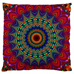 Kaleidoscope Mandala Pattern Standard Flano Cushion Case (two Sides) by Pakrebo