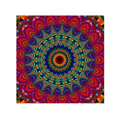 Kaleidoscope Mandala Pattern Small Satin Scarf (square) by Pakrebo