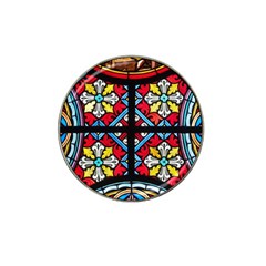 Stained Glass Window Colorful Color Hat Clip Ball Marker by Pakrebo