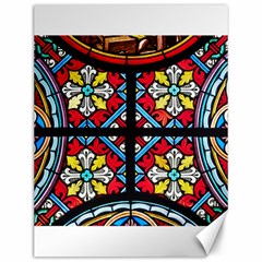 Stained Glass Window Colorful Color Canvas 12  X 16  by Pakrebo