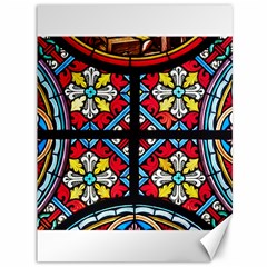 Stained Glass Window Colorful Color Canvas 36  X 48  by Pakrebo