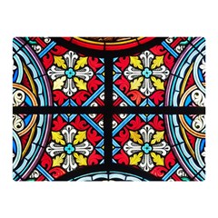 Stained Glass Window Colorful Color Double Sided Flano Blanket (mini)  by Pakrebo