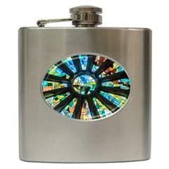 Cathedral Sagrada Família Barcelona Hip Flask (6 Oz) by Pakrebo