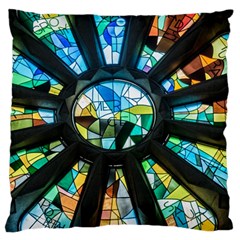 Cathedral Sagrada Família Barcelona Standard Flano Cushion Case (two Sides) by Pakrebo