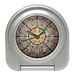 Stained Glass Window Glass Ceiling Travel Alarm Clock by Pakrebo