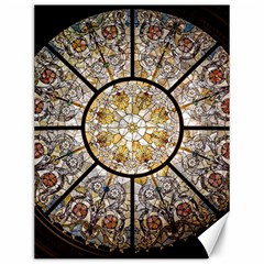 Stained Glass Window Glass Ceiling Canvas 12  X 16  by Pakrebo