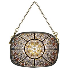 Stained Glass Window Glass Ceiling Chain Purse (two Sides) by Pakrebo