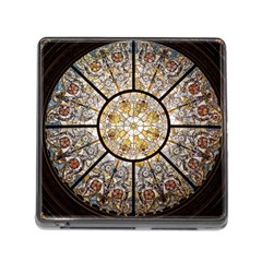 Stained Glass Window Glass Ceiling Memory Card Reader (square 5 Slot) by Pakrebo