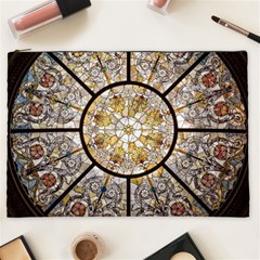 Stained Glass Window Glass Ceiling Cosmetic Bag (xxl) by Pakrebo