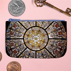 Stained Glass Window Glass Ceiling Large Coin Purse by Pakrebo