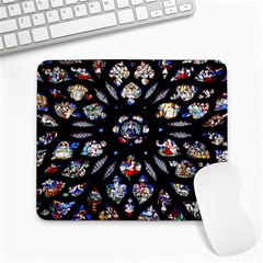 Stained Glass Sainte Chapelle Gothic Large Mousepads by Pakrebo