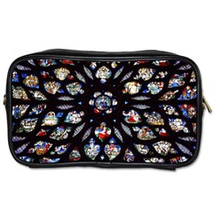 Stained Glass Sainte Chapelle Gothic Toiletries Bag (one Side) by Pakrebo