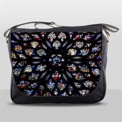 Stained Glass Sainte Chapelle Gothic Messenger Bag by Pakrebo