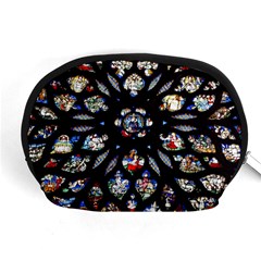 Stained Glass Sainte Chapelle Gothic Accessory Pouch (medium) by Pakrebo