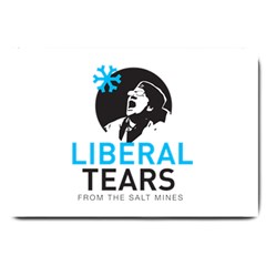 Liberal Tears Funny Screeching Democrat Screaming Large Doormat  by snek