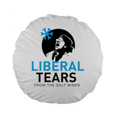 Liberal Tears Funny Screeching Democrat Screaming Standard 15  Premium Flano Round Cushions by snek