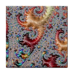 Fractal Artwork Design Pattern Tile Coasters by Pakrebo