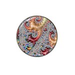 Fractal Artwork Design Pattern Hat Clip Ball Marker (4 pack) Front