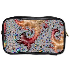 Fractal Artwork Design Pattern Toiletries Bag (one Side) by Pakrebo