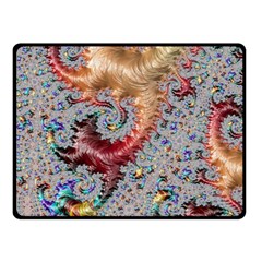 Fractal Artwork Design Pattern Fleece Blanket (small) by Pakrebo