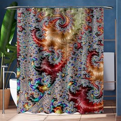 Fractal Artwork Design Pattern Shower Curtain 60  X 72  (medium)  by Pakrebo