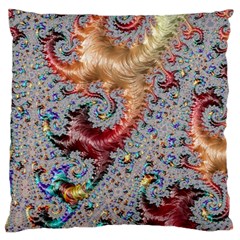 Fractal Artwork Design Pattern Large Cushion Case (two Sides) by Pakrebo