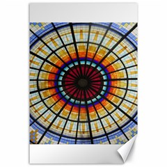 Background Stained Glass Window Canvas 24  X 36  by Pakrebo