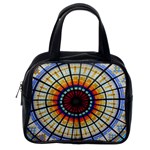 Background Stained Glass Window Classic Handbag (One Side) Front