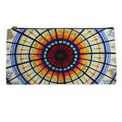 Background Stained Glass Window Pencil Cases by Pakrebo