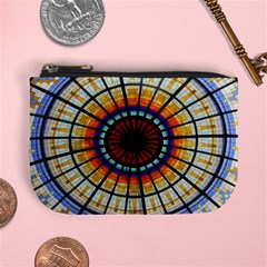 Background Stained Glass Window Mini Coin Purse by Pakrebo