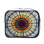 Background Stained Glass Window Mini Toiletries Bag (One Side) Front