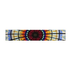 Background Stained Glass Window Flano Scarf (mini) by Pakrebo