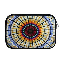 Background Stained Glass Window Apple Macbook Pro 17  Zipper Case by Pakrebo