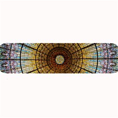 Barcelona Glass Window Stained Glass Large Bar Mats by Pakrebo