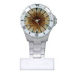 Barcelona Glass Window Stained Glass Plastic Nurses Watch by Pakrebo