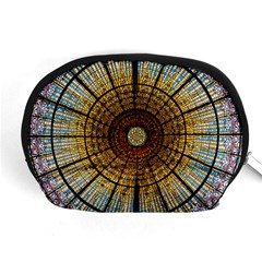 Barcelona Glass Window Stained Glass Accessory Pouch (medium) by Pakrebo