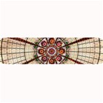 Pattern Round Abstract Geometric Large Bar Mats 32 x8.5  Bar Mat