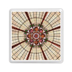 Pattern Round Abstract Geometric Memory Card Reader (square) by Pakrebo