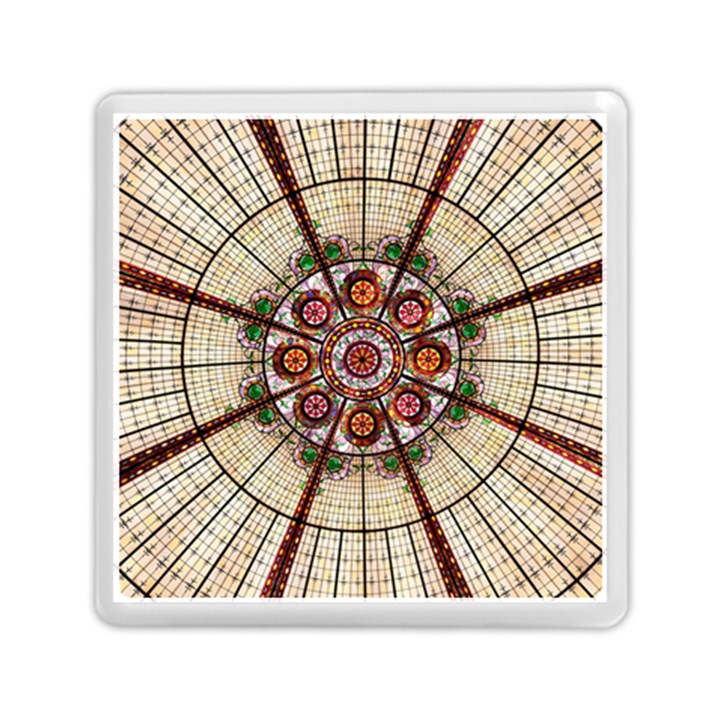 Pattern Round Abstract Geometric Memory Card Reader (Square)