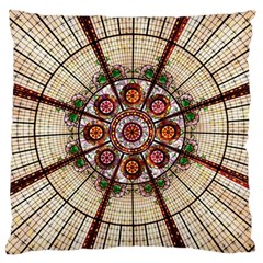 Pattern Round Abstract Geometric Large Cushion Case (two Sides) by Pakrebo