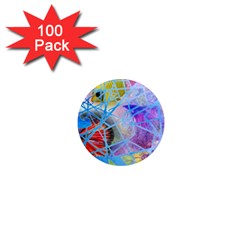 Wallpaper Stained Glass 1  Mini Magnets (100 Pack)  by Pakrebo