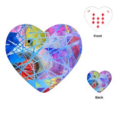 Wallpaper Stained Glass Playing Cards (heart) by Pakrebo