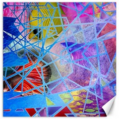 Wallpaper Stained Glass Canvas 12  X 12  by Pakrebo