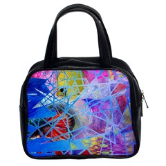 Wallpaper Stained Glass Classic Handbag (two Sides) by Pakrebo