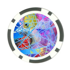 Wallpaper Stained Glass Poker Chip Card Guard (10 Pack) by Pakrebo