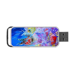 Wallpaper Stained Glass Portable Usb Flash (two Sides) by Pakrebo