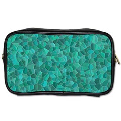 Turquoise Toiletries Bag (two Sides) by LalaChandra